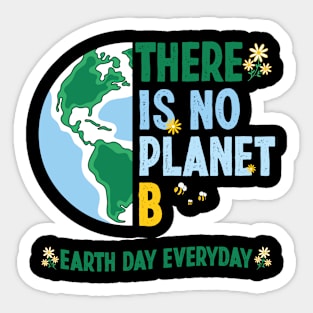 Groovy Earth Day 2024 There Is No Planet B April 22 Sticker